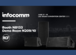 RCF destaca nuevas soluciones de sonido portátil e instalado en InfoComm 2026.